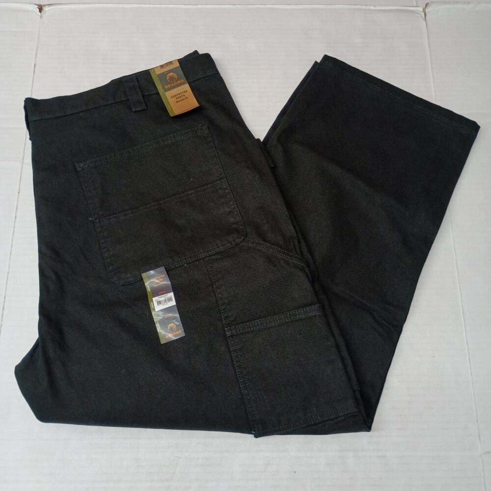 Brahma Work‎ Carpenter Pants Men's Size 42x30 Black Relaxed Fit
